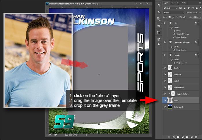 Sports Photoshop Templates