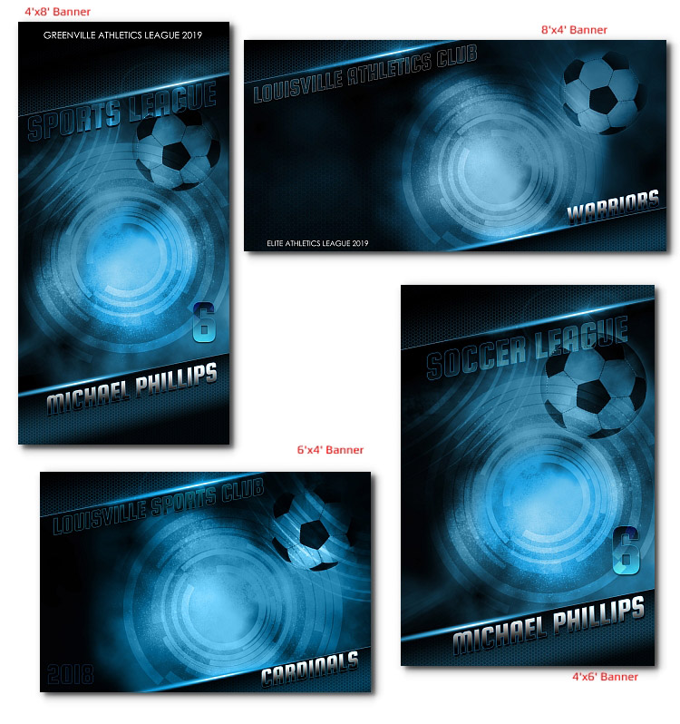 Soccer Banners Templates