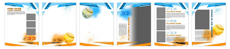 Softball Magazine Templates