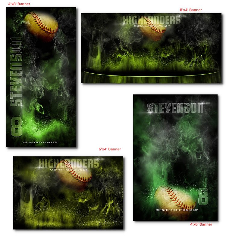 Softball Banners Templates