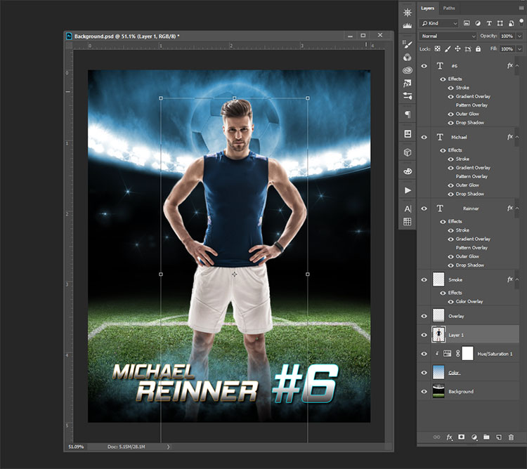 Sports Photoshop Templates