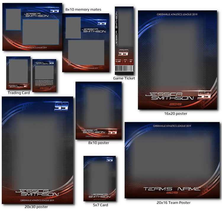 Sports Templates Set