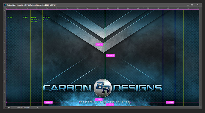 Sport Photoshop templates Carbon Fiber All Sports Design