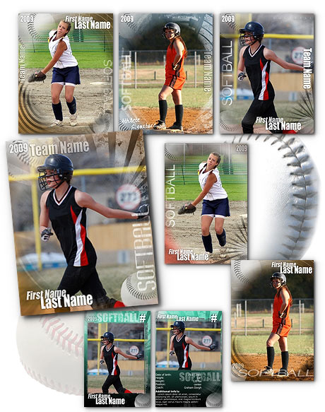 arc4studio.com | Photoshop Templates for Softball