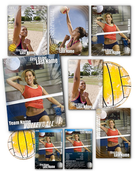 arc4Studio | Volleyball Photoshop Templates