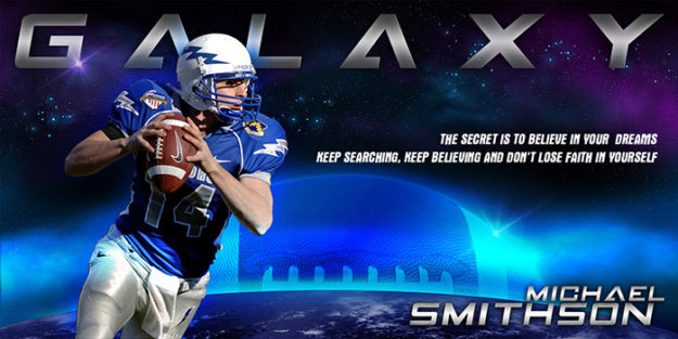 Galaxy football templates